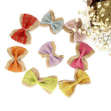 Handmade New Style DIY Colorful Hemp Lace Gift Bow